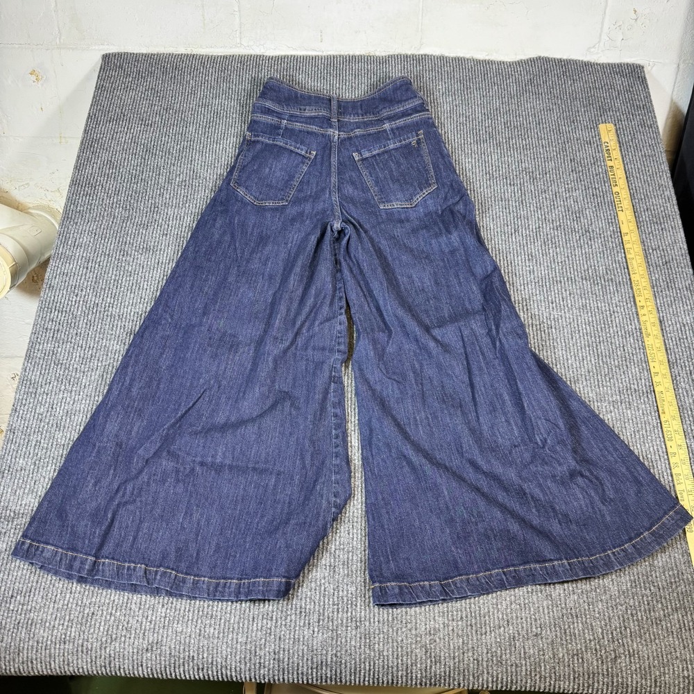 Pilcro Anthropologie Super Ultra Wide Leg Baggy Jeans Flare 29 29x28 High Rise - Picture 2 of 12